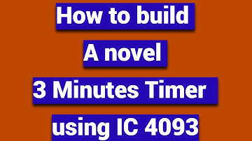 Awesome 3 minutes timer using IC CD4093