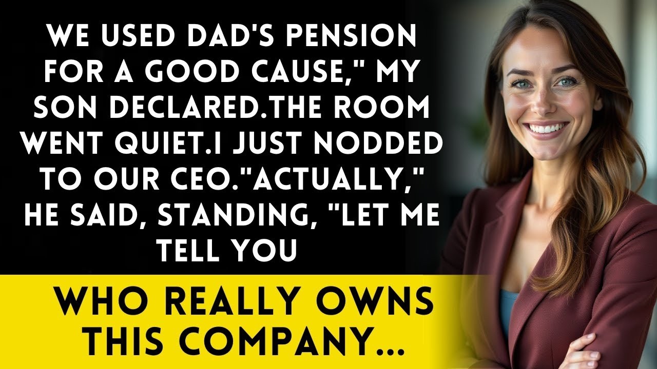 At My Retirement Party, My Family Announced They'd Borrowed My Pension—Then The CEO Stood Up