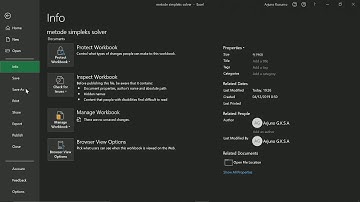 Metode Simpleks dengan menggunakan Solver Excel Kel.2