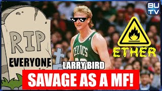 Kobe Fan Reacts To Larry Bird's Most SAVAGE Moments | 【日本語字幕】