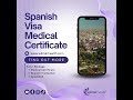 Is doctor registration important for a Spanish visa medical certificate in the UK?