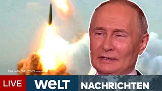 UKRAINE-KRIEG: Atom-Manöver angekündigt! Putin schickt eindeutige Warnung an London | WELT STREAM