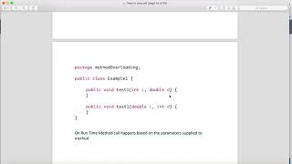 Method Overloading in Java
