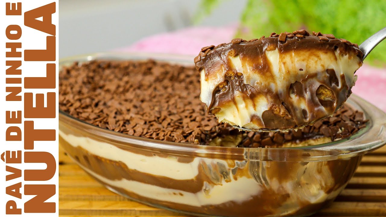PAVÊ DE NINHO COM NUTELLA RÁPIDO E FÁCIL! NÃO TEM QUEM RESISTA! | Econômico, prático e delicioso!