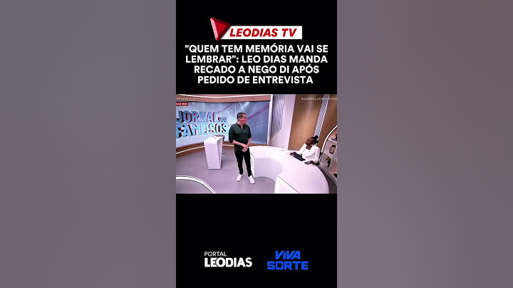 "QUEM TEM MEMÓRIA VAI SE LEMBRAR": LEO DIAS MANDA RECADO A NEGO DI APÓS PEDIDO DE ENTREVISTA