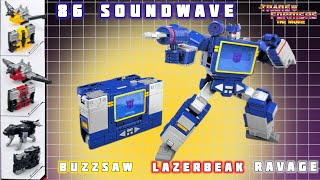 86 Masterpiece! Transformers Studio Series 86 The Movie Leader class Soundwave. #transformersg1