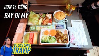 Chuyến bay hơn 14 tiếng đi Mỹ | Travip #Shorts