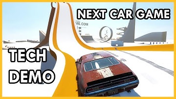 Next Car Game Tech Demo - All Destruction, Jumps & Stunts