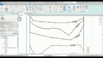 Revit Architecture - Extras _ Site Topography _ Contour Lines