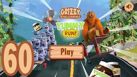 Grizzy and the Lemmings Yummy Run - Gameplay Walkthrough Part 60 (Android/iOS)