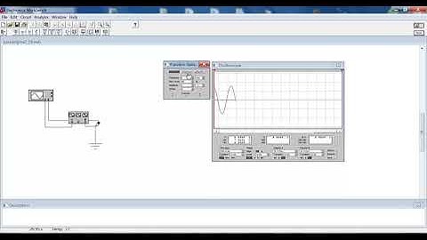 Electronic Simulations - Sinusoidal signal - Electronic Workbench 5 12 - Example 2.18