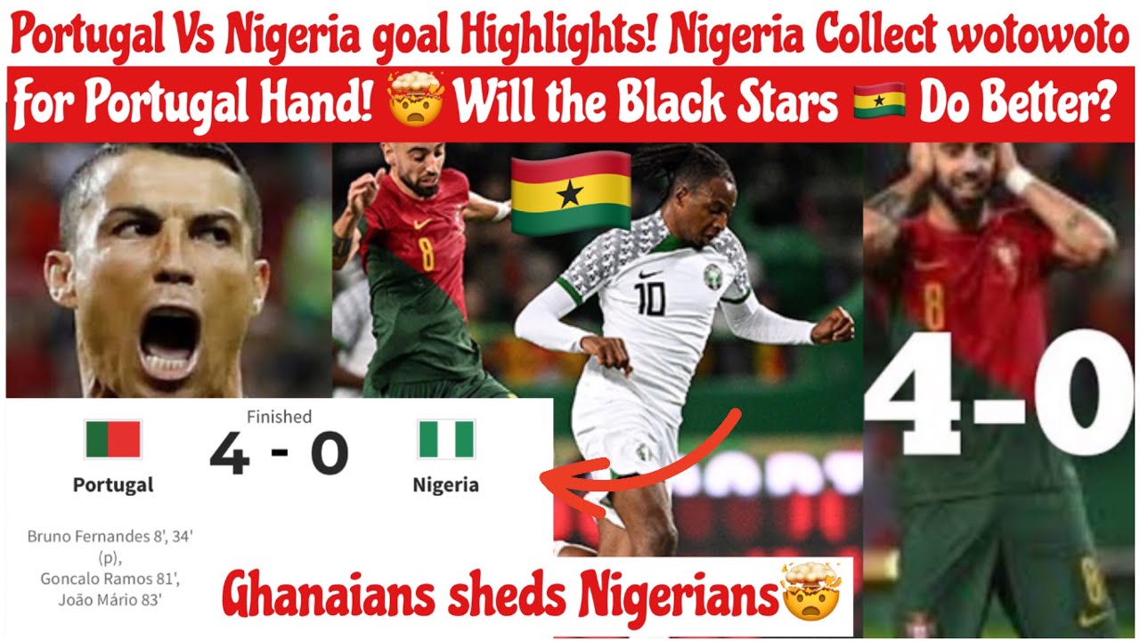 Portugal vs. Nigeria - Football Match Report - November 17, 2022 ...