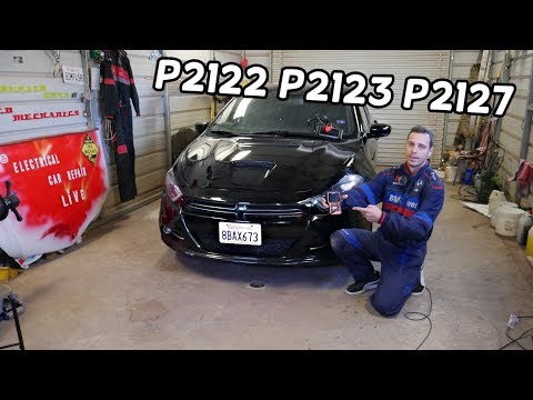 Dodge Dart Code P2122 P2127 P2123 fix. Schalter für Gaspedalstellungssensor.