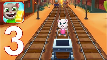 Talking Tom Gold Run - Gameplay Walkthrough  Part 3 ( Android,iOS )