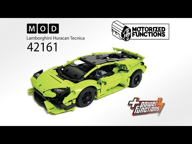 Motorized LEGO® Technic™ 42161 Lamborghini Huracan Tecnica RC MOD