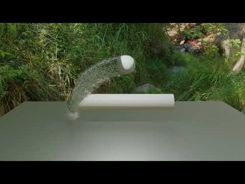 Blender EEVEE Spray Foam Bubbles test