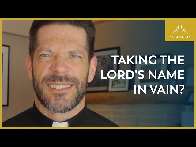 Why Is Taking the Lord's Name in Vain Wrong? - YouTube