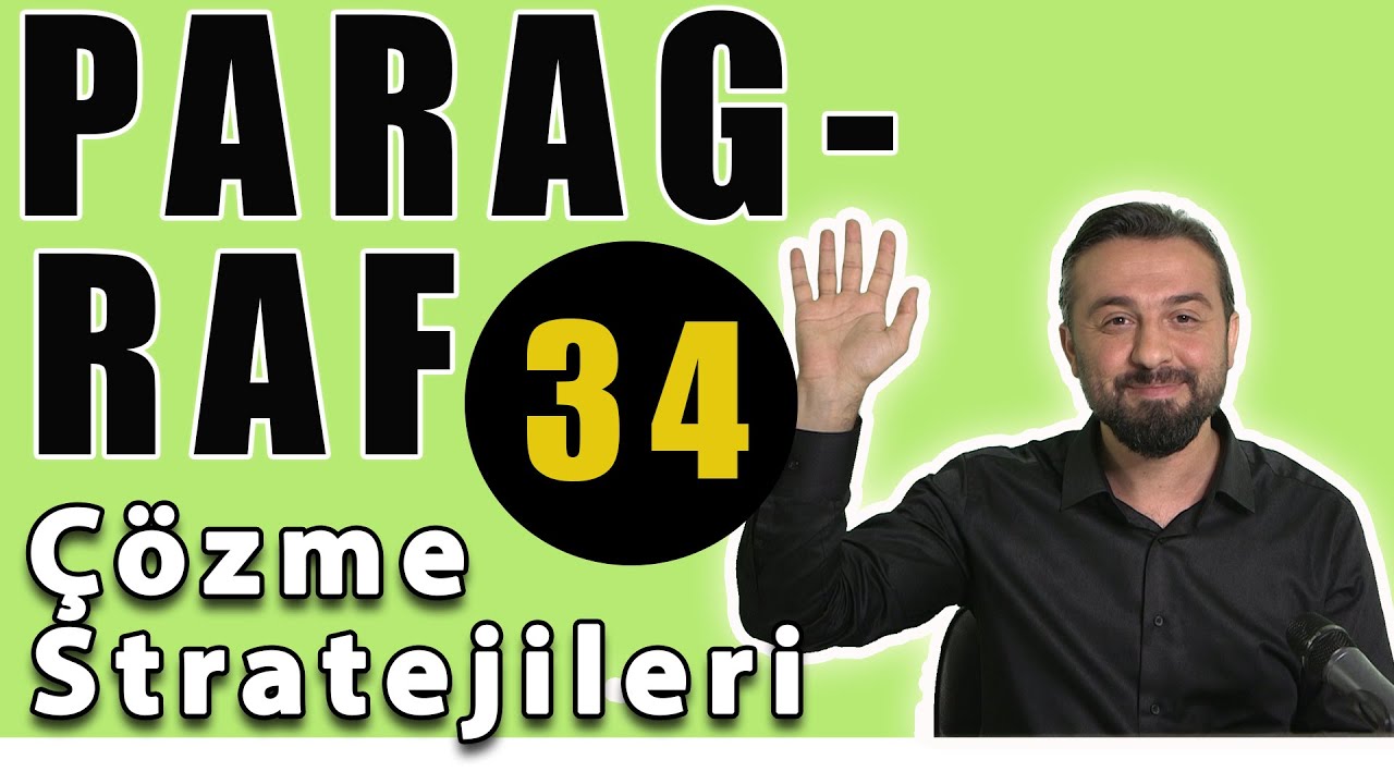 Paragraf Çözme Stratejileri 34 - 