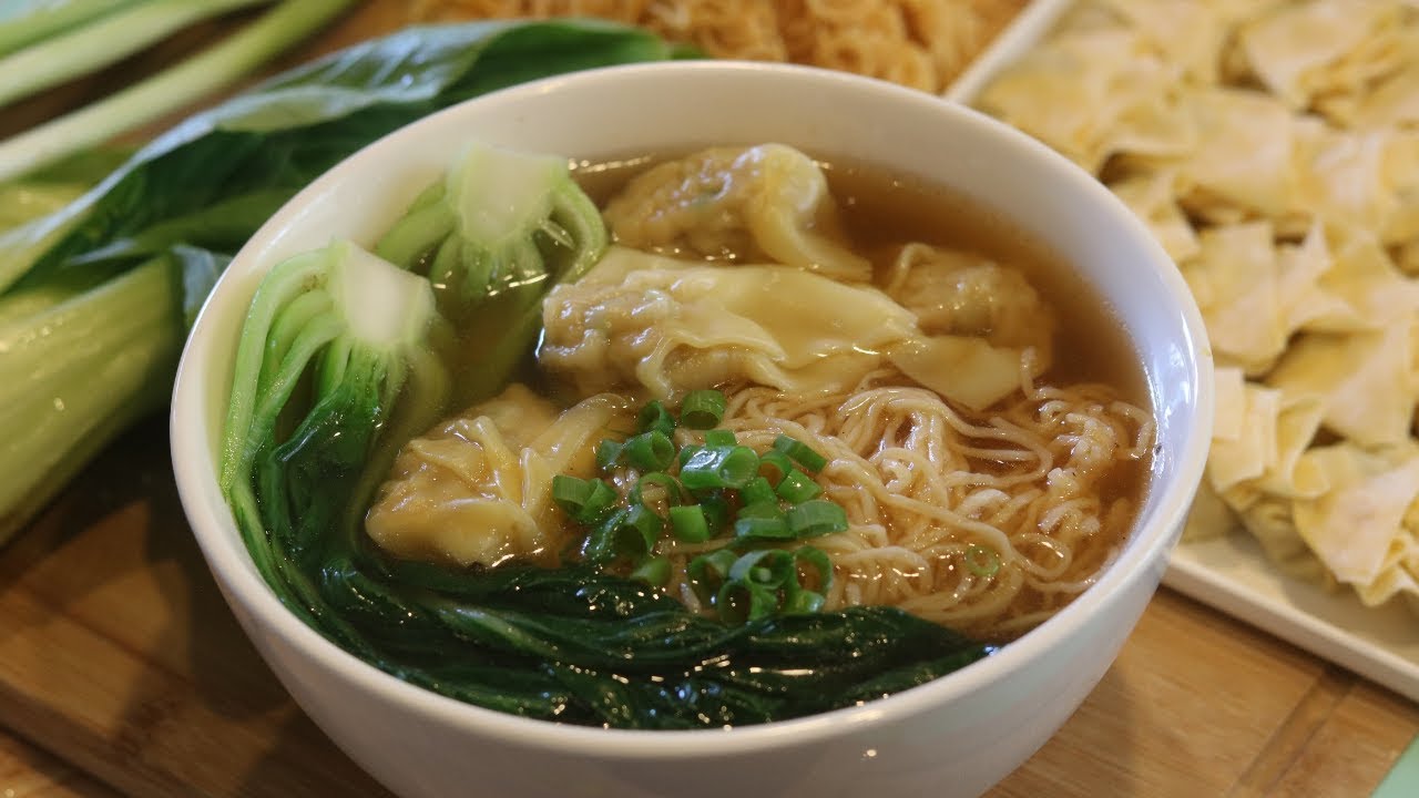 BETTER THAN TAKEOUT - Wonton Noodle Soup Recipe | Souped Up Recipes