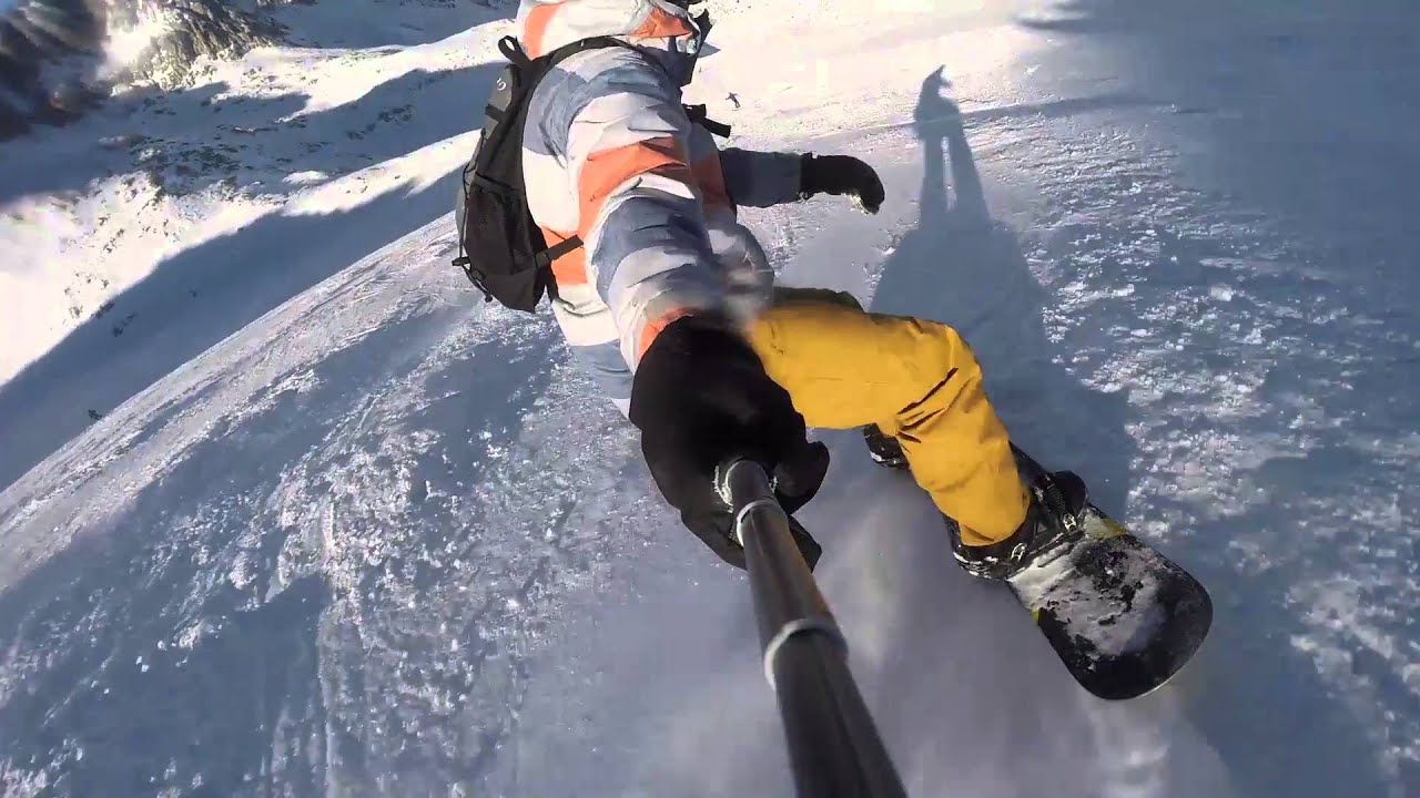 Snowboard Passo Tonale 110,7km/h GPS SPEED HD HERO 3+ 2016.01.27 YouTube