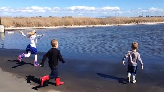 jumping in puddles big puddles family fun pack throwback video