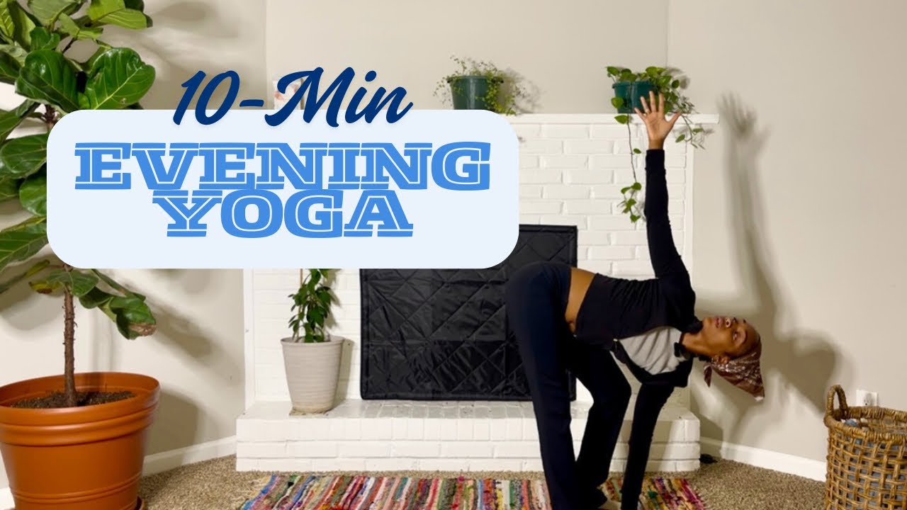 10-Minute Evening Yoga Flow for Relaxation & Better Sleep | Gentle Wind ...
