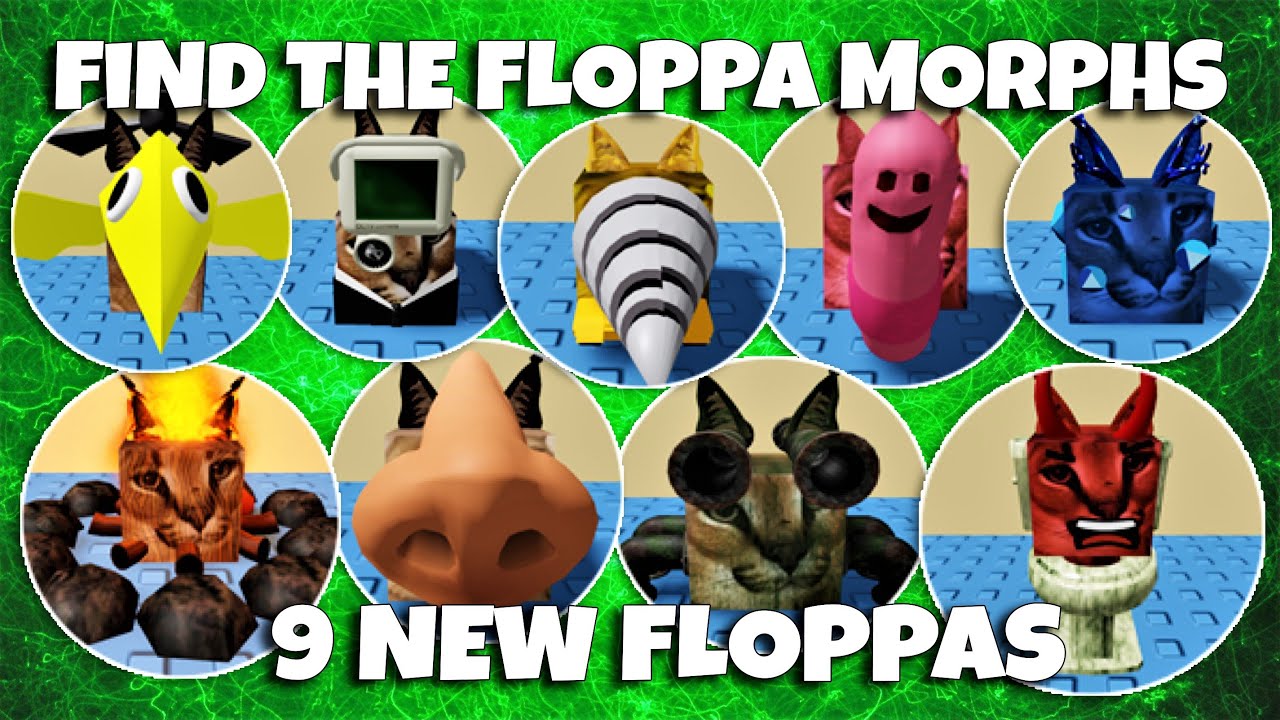 How to get the SOGGA CUBE BADGE & MORPH in FIND THE FLOPPA MORPHS