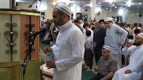 القارئ عمر عبدالله تراويح ليلة 14 رمضان   1440 جامع الإمام الشافعي في كركوك