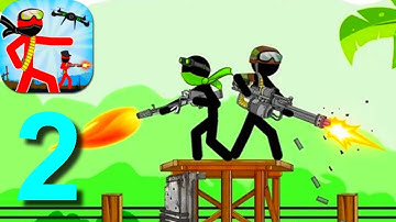 Stickman Army : Team Battle Walkthrough Part 2 / Android Gameplay HD