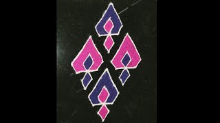 Dots Rangoli 1X8X1 Easy New Rangoli Tipke Rangoli