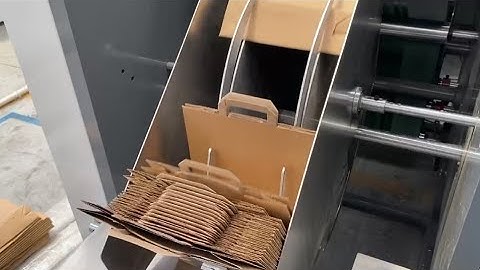 ZD F450QB double layer paper design twisted handles &flat handles paper bag machine ZONO ZNEP