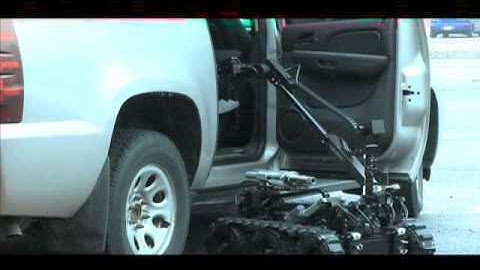 ICOR EOD/SWAT Robot - Opening Car door