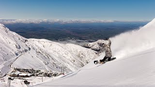 Mt Hutt and Mt Olympus after the mega storm in Canterbury, New Zealand!