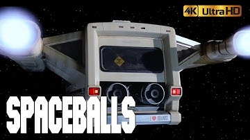 Spaceballs (1987) Hyperdrive v Ludicrous Drive then Ran Outa Gas And Crash  4K HDR