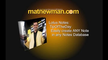 Easily create ANY record in ANY IBM Notes (Lotus Notes) Database