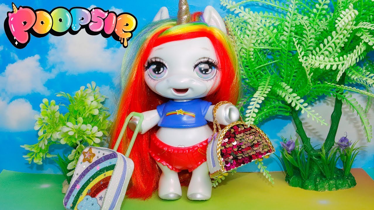 POOPSIE Rainbow Baby Unicorn Surprise~TRAVEL Life Hacks - YouTube
