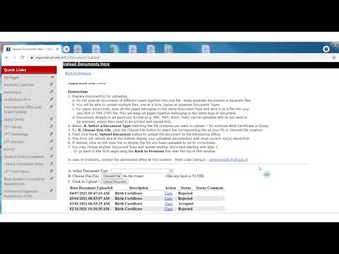 How to Upload Required Documents