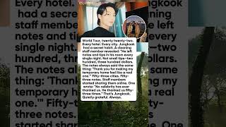 What Jungkook Did Every Night for the Hotel Cleaning Staff During World Tour Will Shatter You
