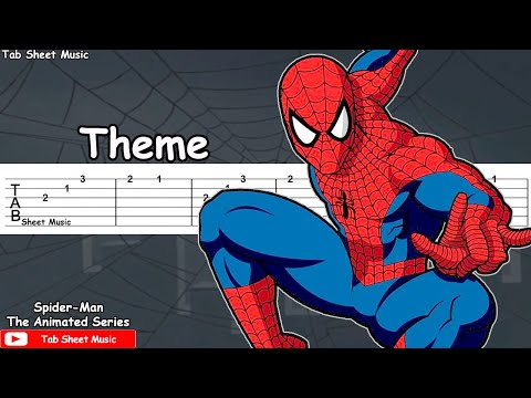 Spider-Man The Animated Series - Theme Guitar Tutorial