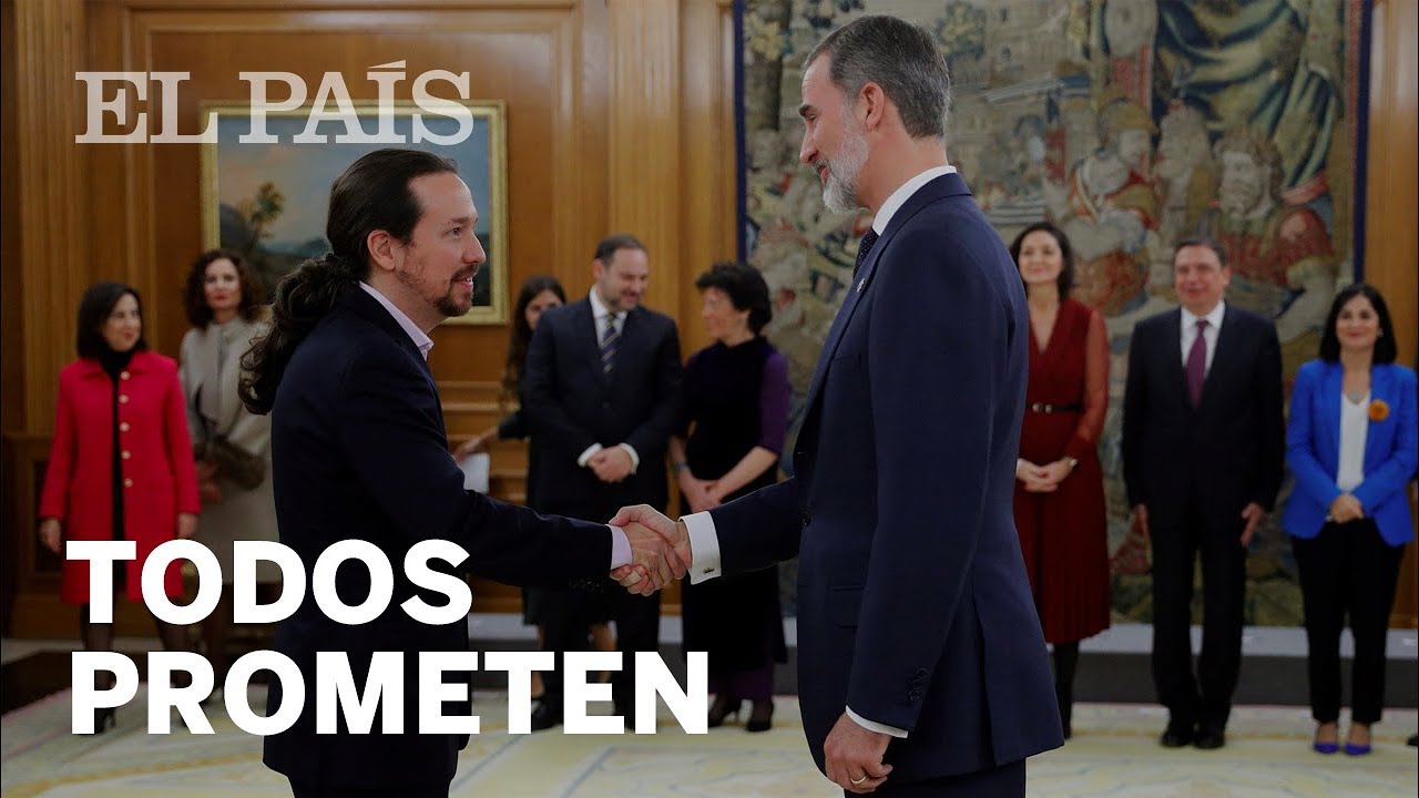 Los NUEVOS MINISTROS y MINISTRAS PROMETEN sus cargos