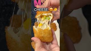 Crispy Cheesy Bread Pocket 🤤🧀 #shorts  #snackrecipe #cheeselovers  #streetfood #quickrecipe