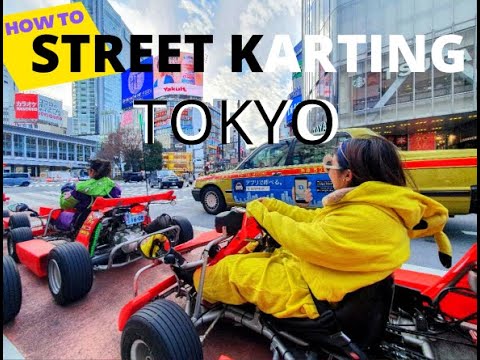 How to book for a street karting in Tokyo Japan.