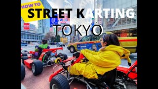 How to book for a street karting in Tokyo Japan.