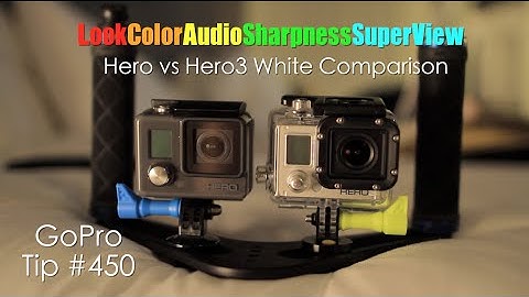 Hero vs Hero3 White Comparison ( Photo, Video, Audio ) GoPro Tip #450 | MicBergsma