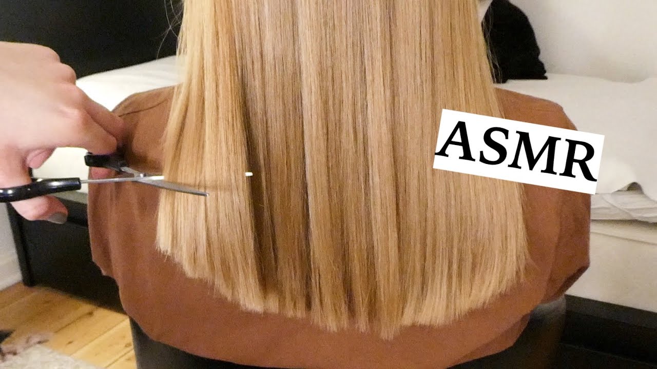 ASMR Relaxing Haircut, Hair Straightening & Hair Brushing (No Talking)
