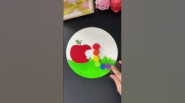 Spring is here. Simple and beautiful creative children