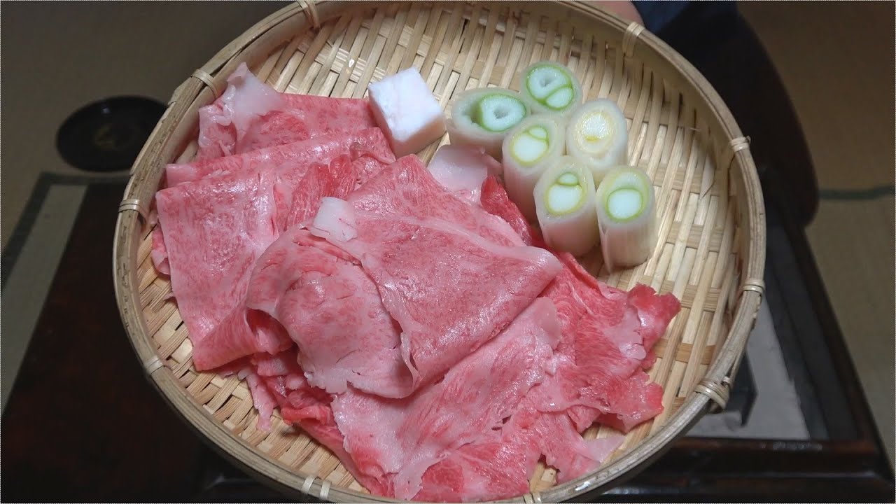 池波式すきやき【Japanese food 江戸長火鉢】