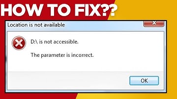 How To Fix Parameter Is Incorrect Error On External Hard Disk In Windows