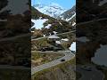 Scenic Drive via the Great St. Bernard Pass 🏔️🇨🇭🇮🇹🚗 #alps #switzerland #italy #scenicdrive