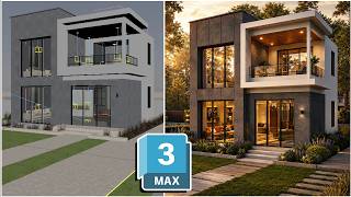 Autodesk 3dsmax + Chaos Corona tutorial for Absolute Beginners — From Zero to Hero Part 2